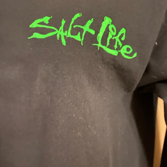 Salt Life Navy LS Tee Sz S VGUC ๐๐ - Picture 3 of 6